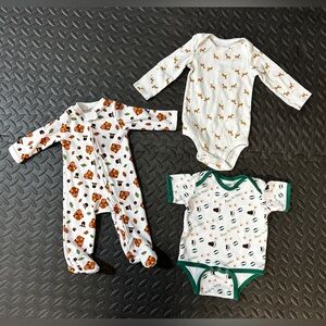 Unisex baby Thanksgiving/hunting bundle size 0-6 months